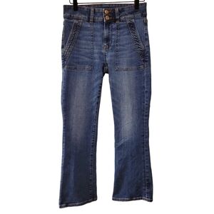 American Eagle, Jeans, Hi-Rise Skinny Kick Crop, Super Stretch, Women's 2 Short